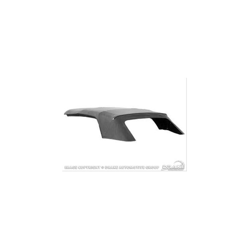 Capote con finestrino in plastica nera 69-70 Capote con finestrino in plastica nera 69-70
