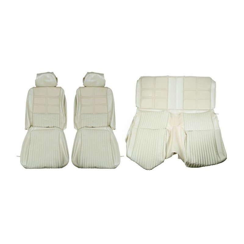 Seat covers Deluxe Fastback (white) 69