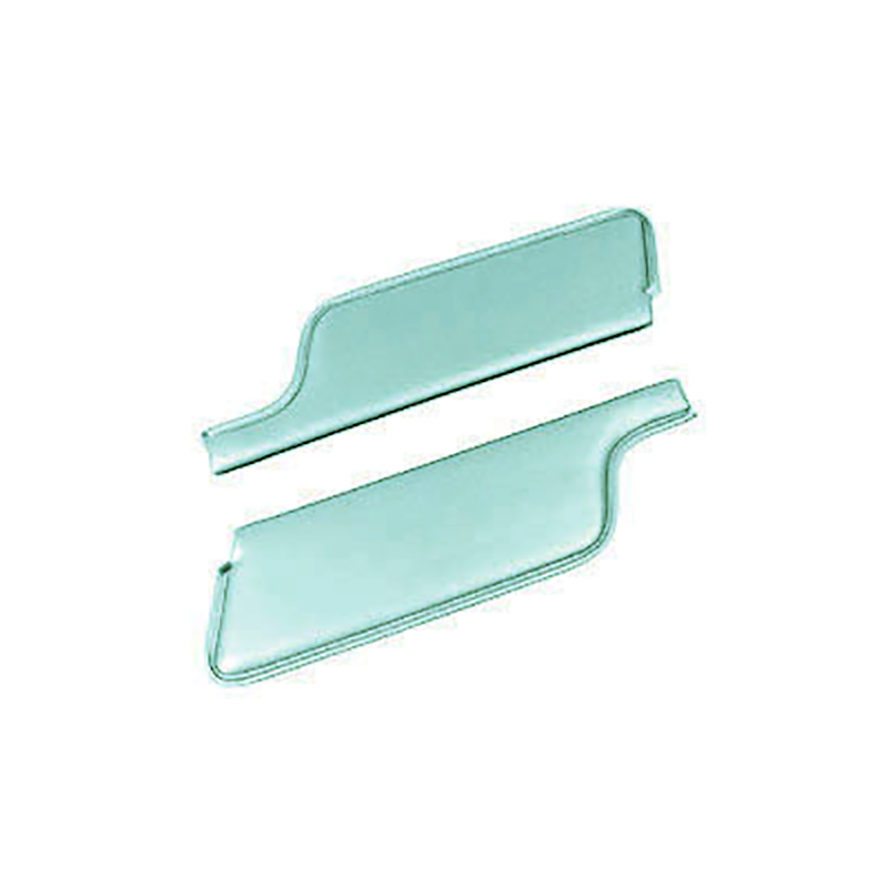 Sun visors convertible aqua turquoise 67-68