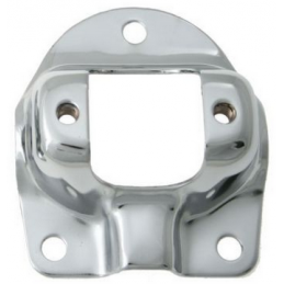 Shock absorber mount, front top chrome 67-70