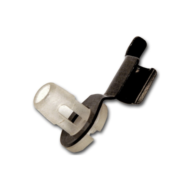 Fastening clip for door rods 64-66