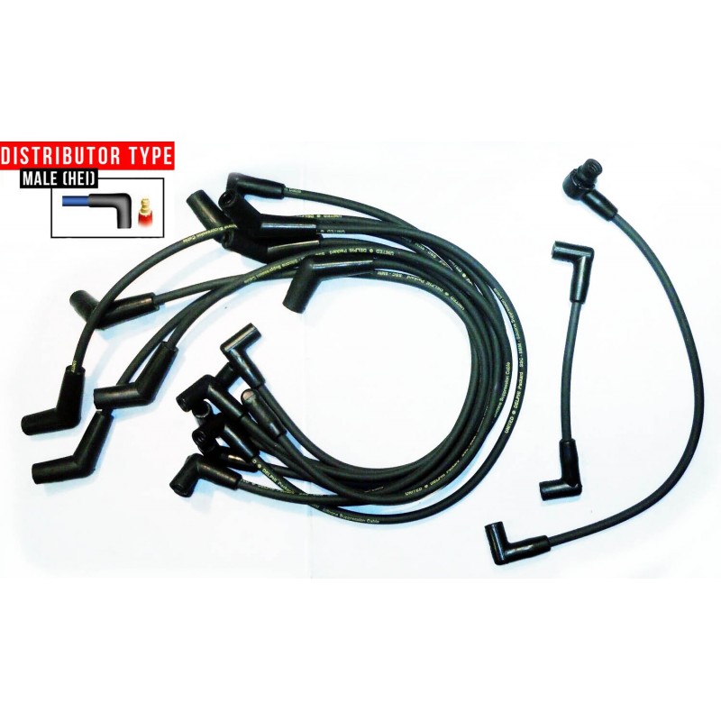 Cable de encendido HEI negro 289 302 351W 64-73