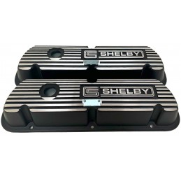 Tapa de valvula "Shelby" negra 289/302/351 64-73