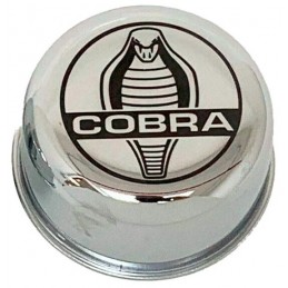 Öldeckel Cobra silber Push in 1"
