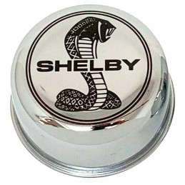 Öldeckel Shelby silber Push...