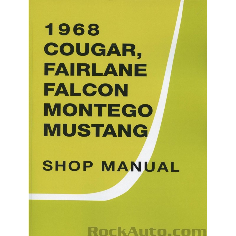 Manual de taller Manual de taller Mustang 1968