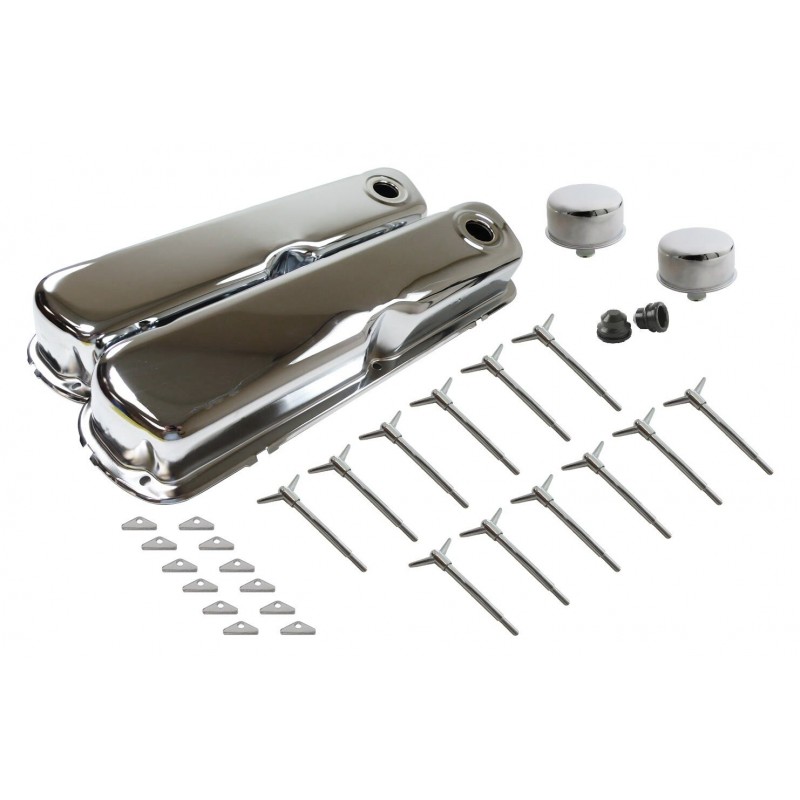 Ventildeckel Chrom DressUp Kit 289 302 351W Ford Mustang 1964-1973 / 57901