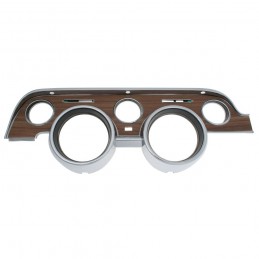 Instrument bezel with woodgrain finish 68