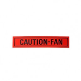 Aufkleber "Caution-Fan" 68-69