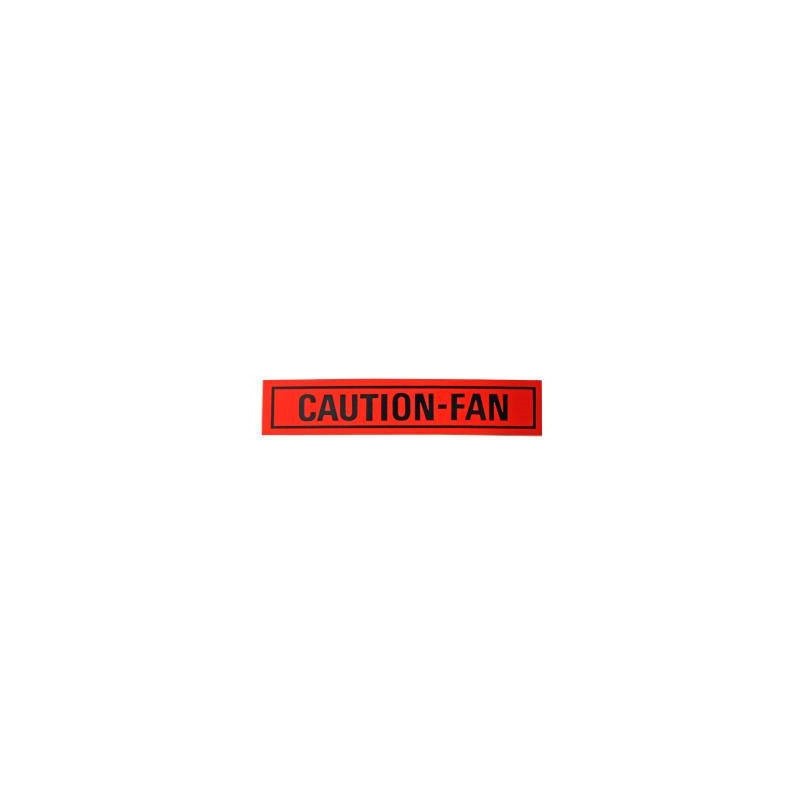 Sticker "Caution Fan" 68-69