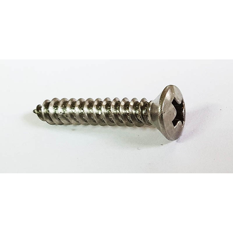 Tornillo para lente 3.9x22 cruz 7.4mm acero inoxidable