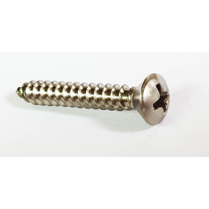 Tornillo para lente 3.9x25 cruz 7.4mm acero inoxidable