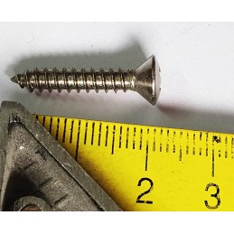 Tornillo lente 4.2x22 cruz 8mm acero inoxidable