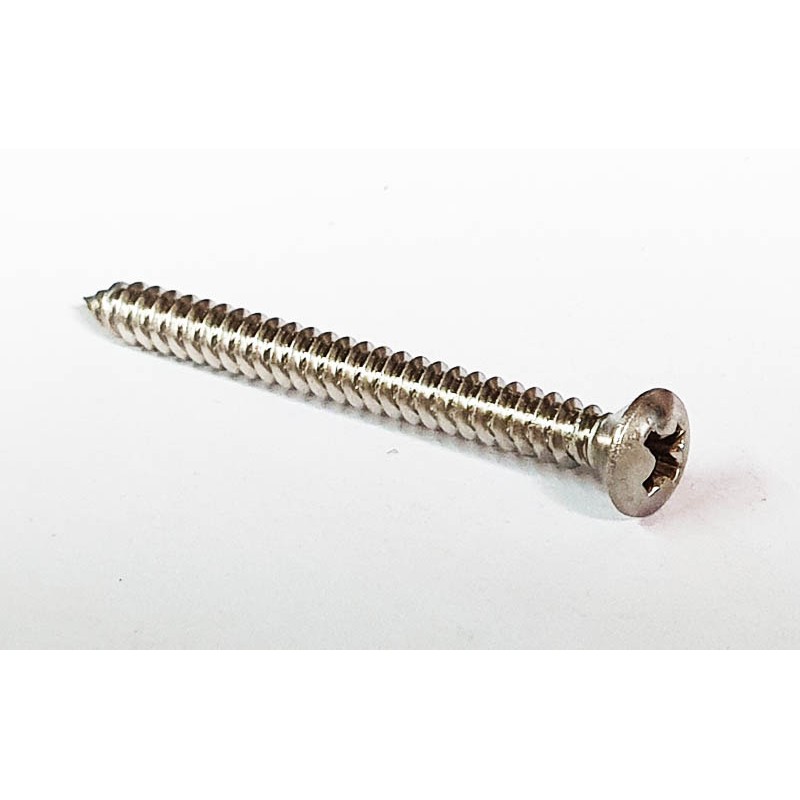 Tornillo lente 4.2x45 cruz 8mm acero inoxidable