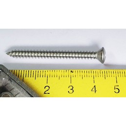 Tornillo lente 4.2x45 cruz 8mm acero inoxidable