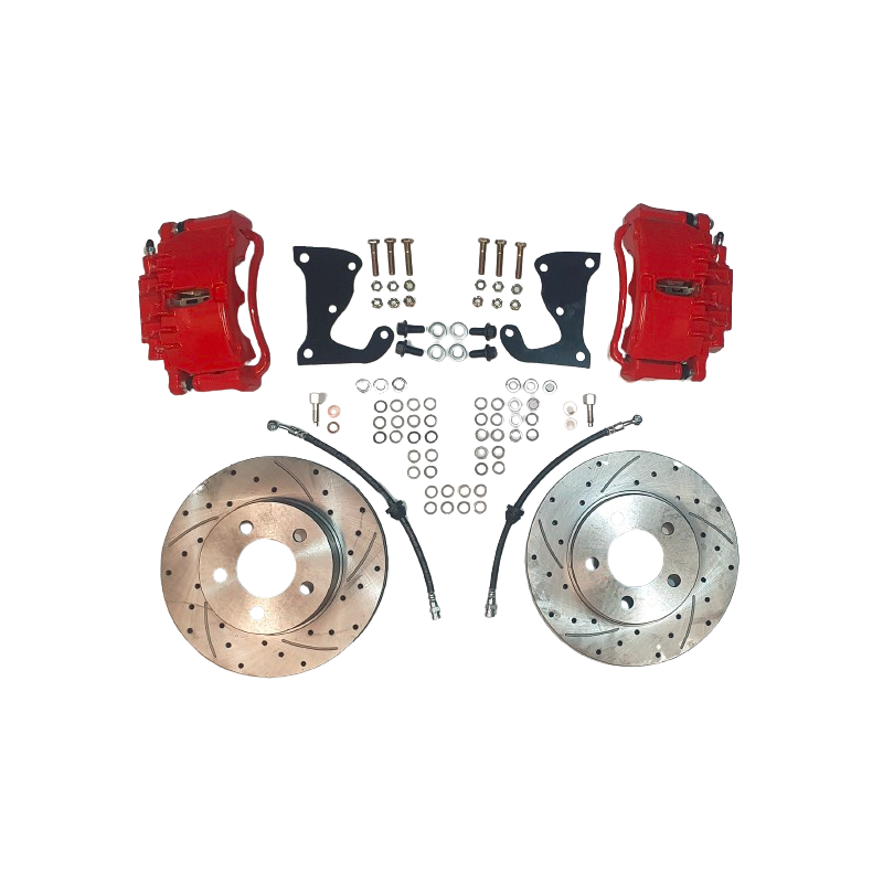 Disc brake conversion kit SN95 Mustang GT slotted 65-73