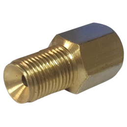 Adaptador latiguillo freno grande-pequeño 7/16" M a 3/8" F 64-73