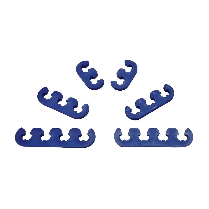 Ignition cable holder set blue 64-73 Ignition cable holder set blue 64-73