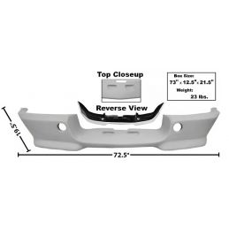 Maschera anteriore Eleanor GT500 (2 pezzi) Dynacorn 67-68