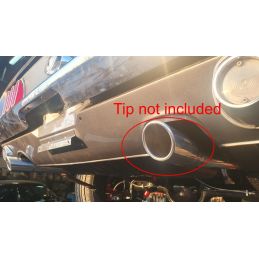 Impianto di scarico 2.5" in acciaio inox Flowmaster stile 64-70