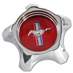 Hub cap Styled Steel red 64-67