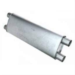 muffler, V8 dual exhaust transverse, 67-68