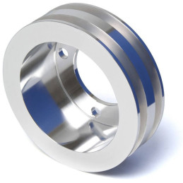 Kit puleggia Alu 2 vie argento 4 fori 289, 302, 351W Underdrive 69-73