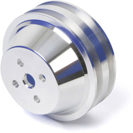 Kit puleggia Alu 2 vie argento 4 fori 289, 302, 351W Underdrive 69-73
