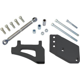 Supporto compressore aria condizionata alluminio nero (390, 427 e 428 FE) 67-73