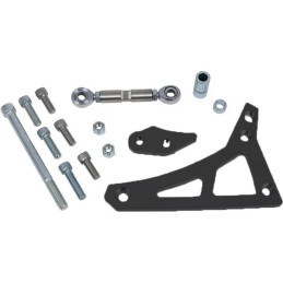 Supporto alternatore alluminio nero (390, 427 e 428 FE) 67-73