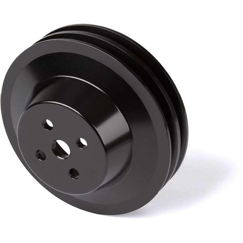 Water Pump Pulley 2V (Underdrive) Billet Black 390, 427, 428 67-73 Water Pump Pulley 2V (Underdrive) Billet Black 390, 427, 428 67-73