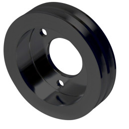 Puleggia albero motore in alluminio 2 volte nera (390, 427 e 428 FE) 67-73