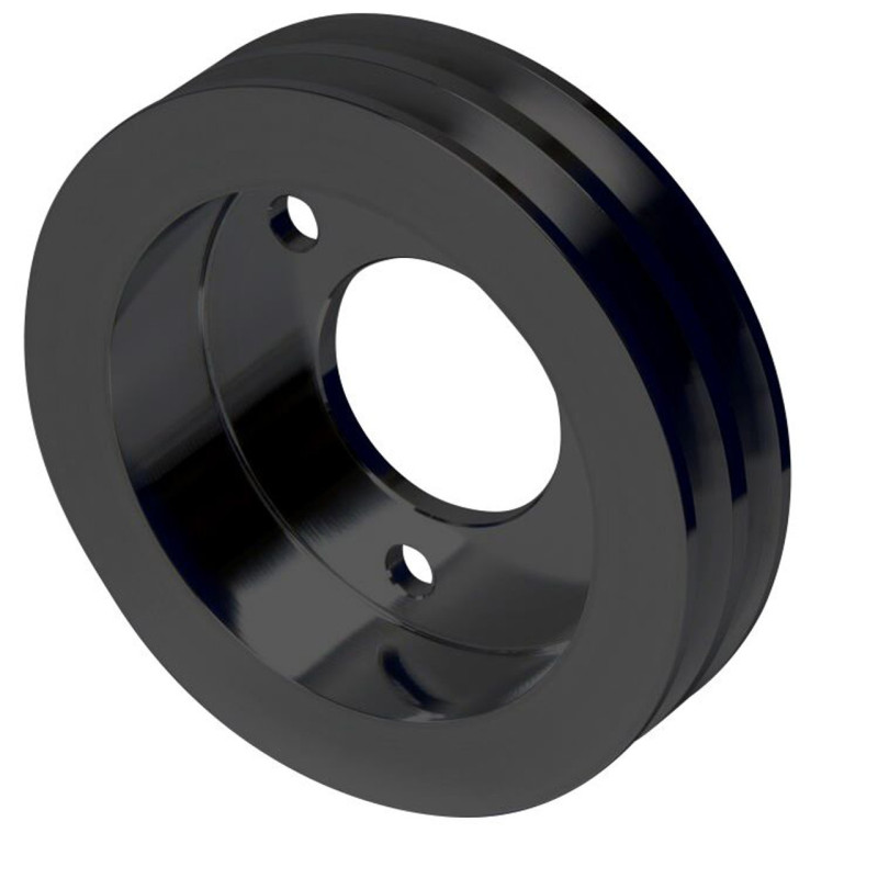 Puleggia albero motore in alluminio 2 volte nera (390, 427 e 428 FE) 67-73 Puleggia albero motore in alluminio 2 volte nera (390, 427 e 428 FE) 67-73