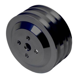 Puleggia pompa acqua alluminio 3 vie nero (289, 302, 351W) High-Flow 64-69