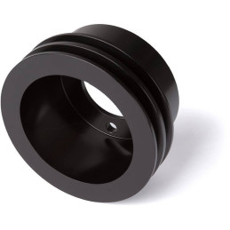 Puleggia albero motore in alluminio 2 volte nera (289, 302, 351W) 3 fori 64-69