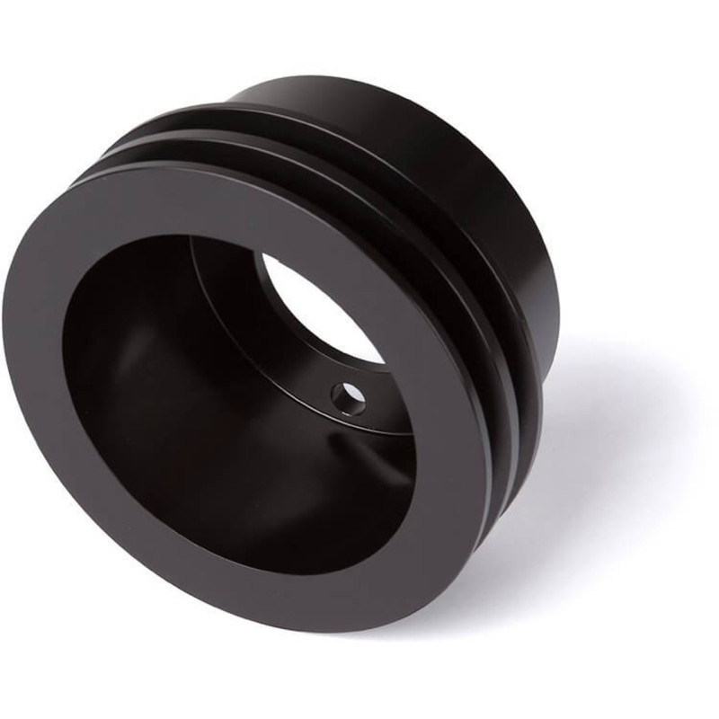 Pulley Billet 2V Crankshaft, Black 3-Bolt (289, 302, 351W) 64-69 Pulley Billet 2V Crankshaft, Black 3-Bolt (289, 302, 351W) 64-69
