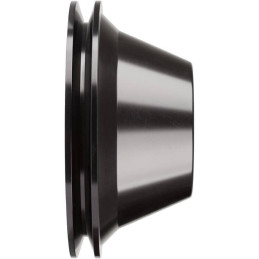 Puleggia pompa acqua in alluminio 1-volte nera (302, 351W) Underdrive 69-73