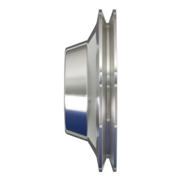 Puleggia pompa acqua alluminio 1 via argento (289, 302) Underdrive 64-69