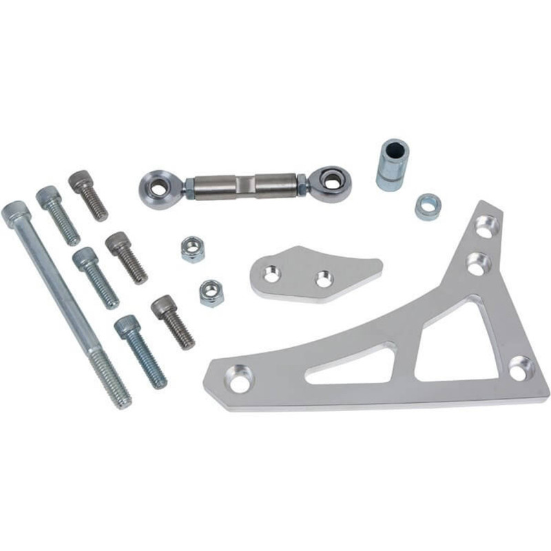 Supporto alternatore alluminio argento (390, 427 e 428 FE) 67-73 Supporto alternatore alluminio argento (390, 427 e 428 FE) 67-73