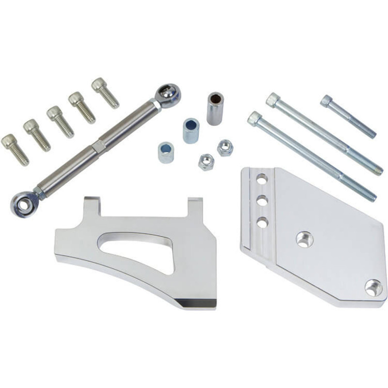 Supporto compressore aria condizionata alluminio argento (390, 427 e 428 FE) 67-73 Supporto compressore aria condizionata alluminio argento (390, 427 e 428 FE) 67-73