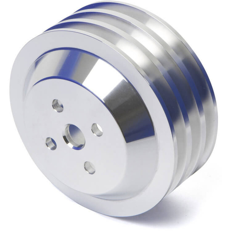 Puleggia pompa acqua 3 vie alluminio argento (390, 427 e 428 FE) High-Flow 67-73 Puleggia pompa acqua 3 vie alluminio argento (390, 427 e 428 FE) High-Flow 67-73