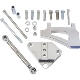 Soporte compresor aire acondicionado aluminio plata (289, 302, 351W) 64-73