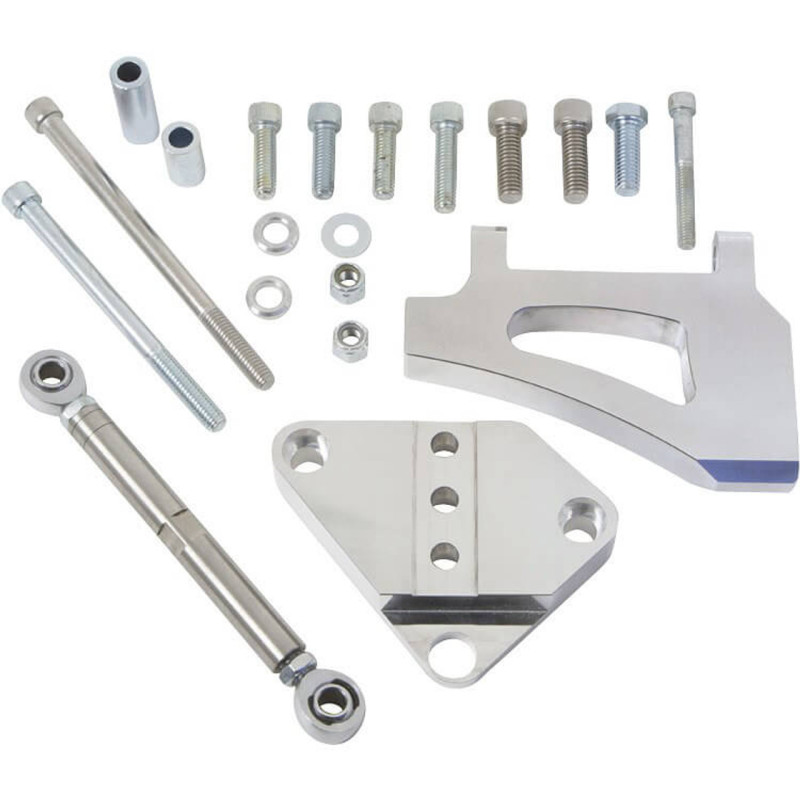 Supporto compressore aria condizionata alluminio argento (289, 302, 351W) 64-73 Supporto compressore aria condizionata alluminio argento (289, 302, 351W) 64-73