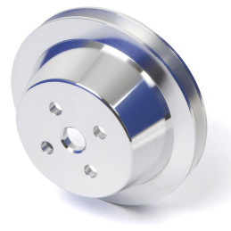 Puleggia pompa acqua in alluminio 1-volte argento (289, 302, 351W) High-Flow 64-69