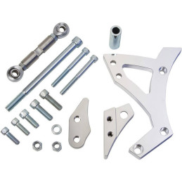Staffa alternatore alluminio argento 351C 69-73