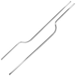 Listelli decorativi per pannelli porta - acciaio inossidabile (coppia) 69-70