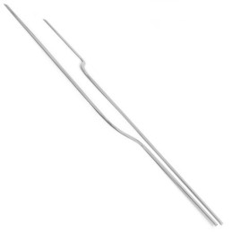 Listelli decorativi per pannelli porta - acciaio inossidabile (coppia) 69-70