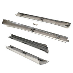 Windshield Molding Top and Pillar Set Convertible 64-68