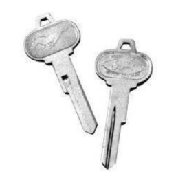 Pony Key Blank (Trunk/Glove) 65-66