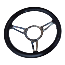 Volante in pelle nera 14 "65-73